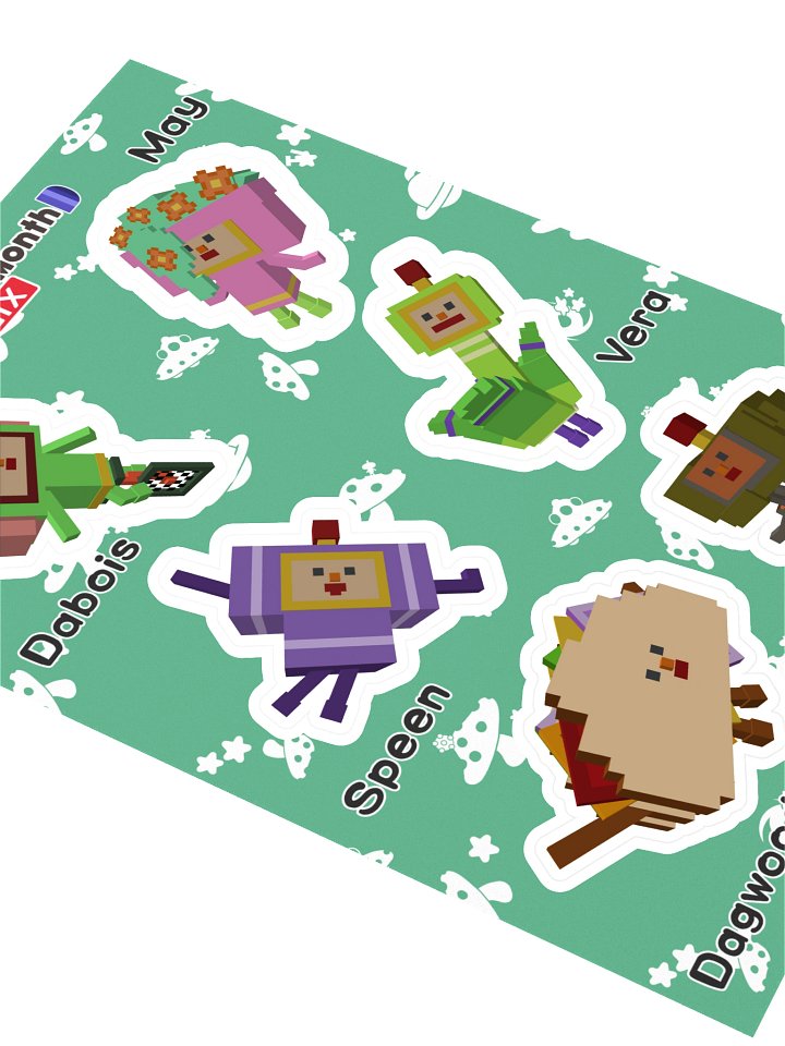 KDM6 OC Cousin Sticker Sheet #3 product image (2)