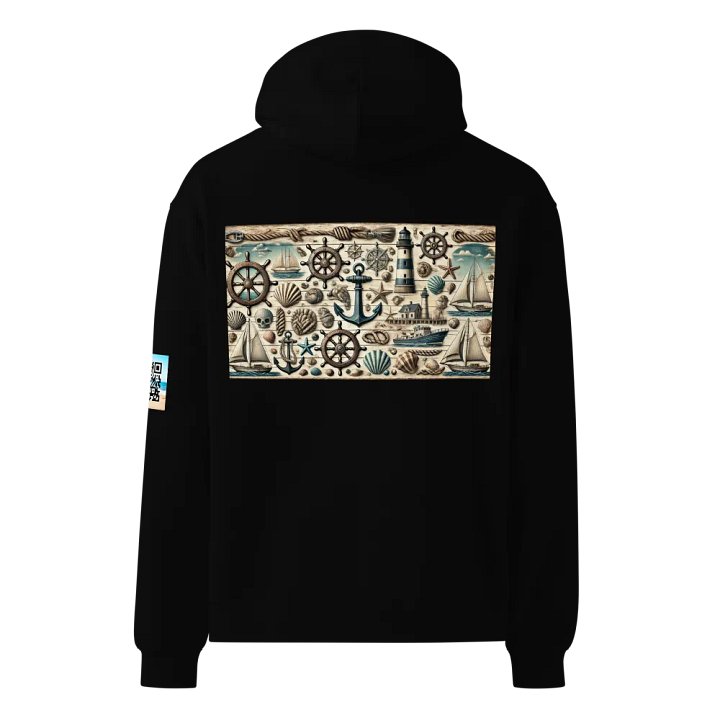 Nautical Collage Oversized Hoodie product image (1)