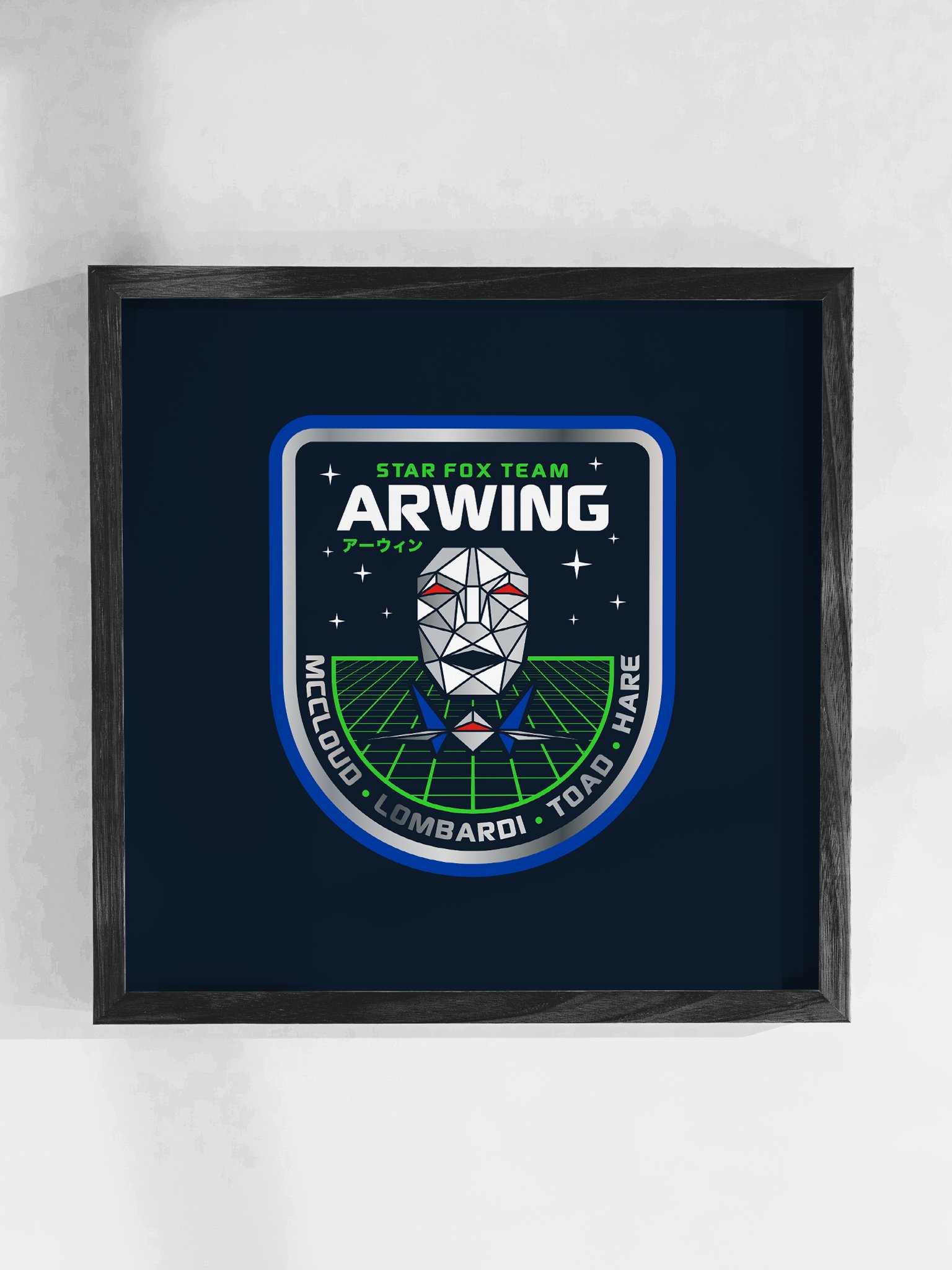 'Star Fox Team' Mission Patch Art Print product image (1)