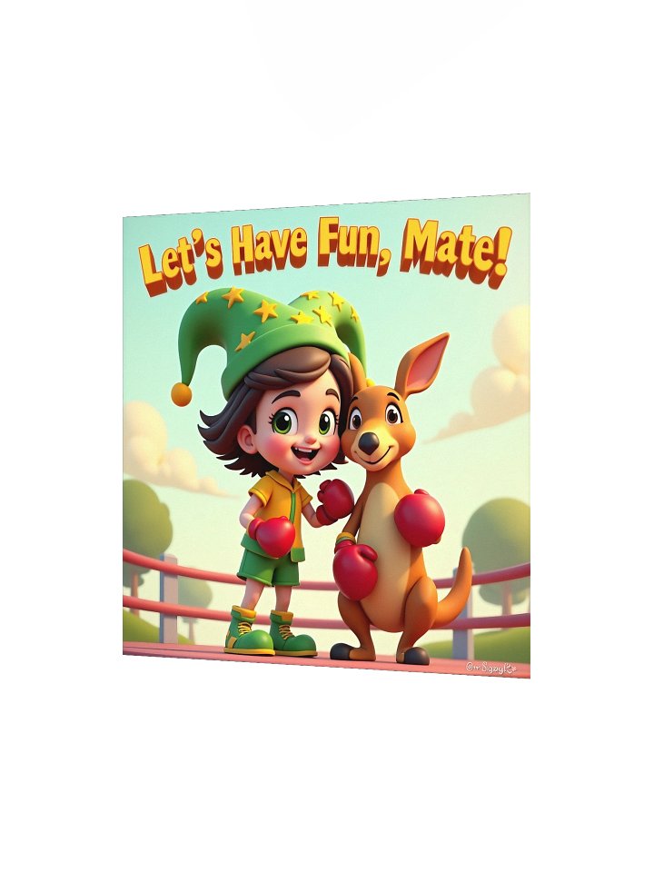 JessyJesty “Kanga Kick!” Enhanced Matte Poster – Aussie Energy for Curious Kids! product image (6)