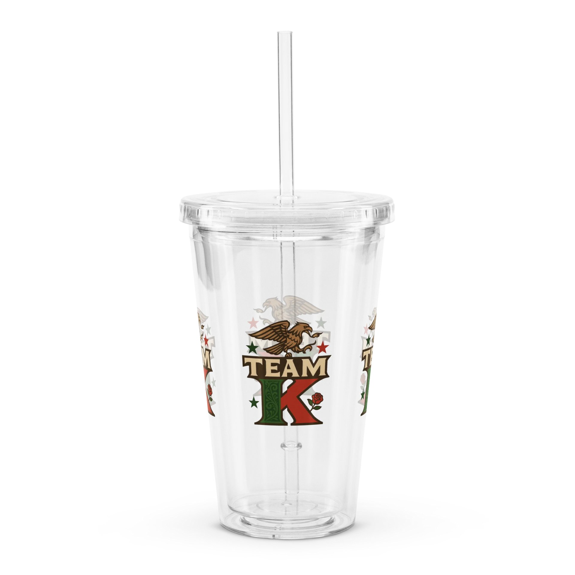 Team K Mexico Clear Plastic Tumbler product image (2)