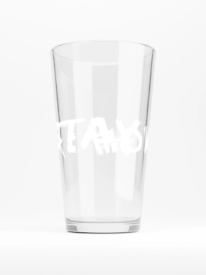 Stay High Shaker Pint 16 oz Glass (White Text) product image (2)