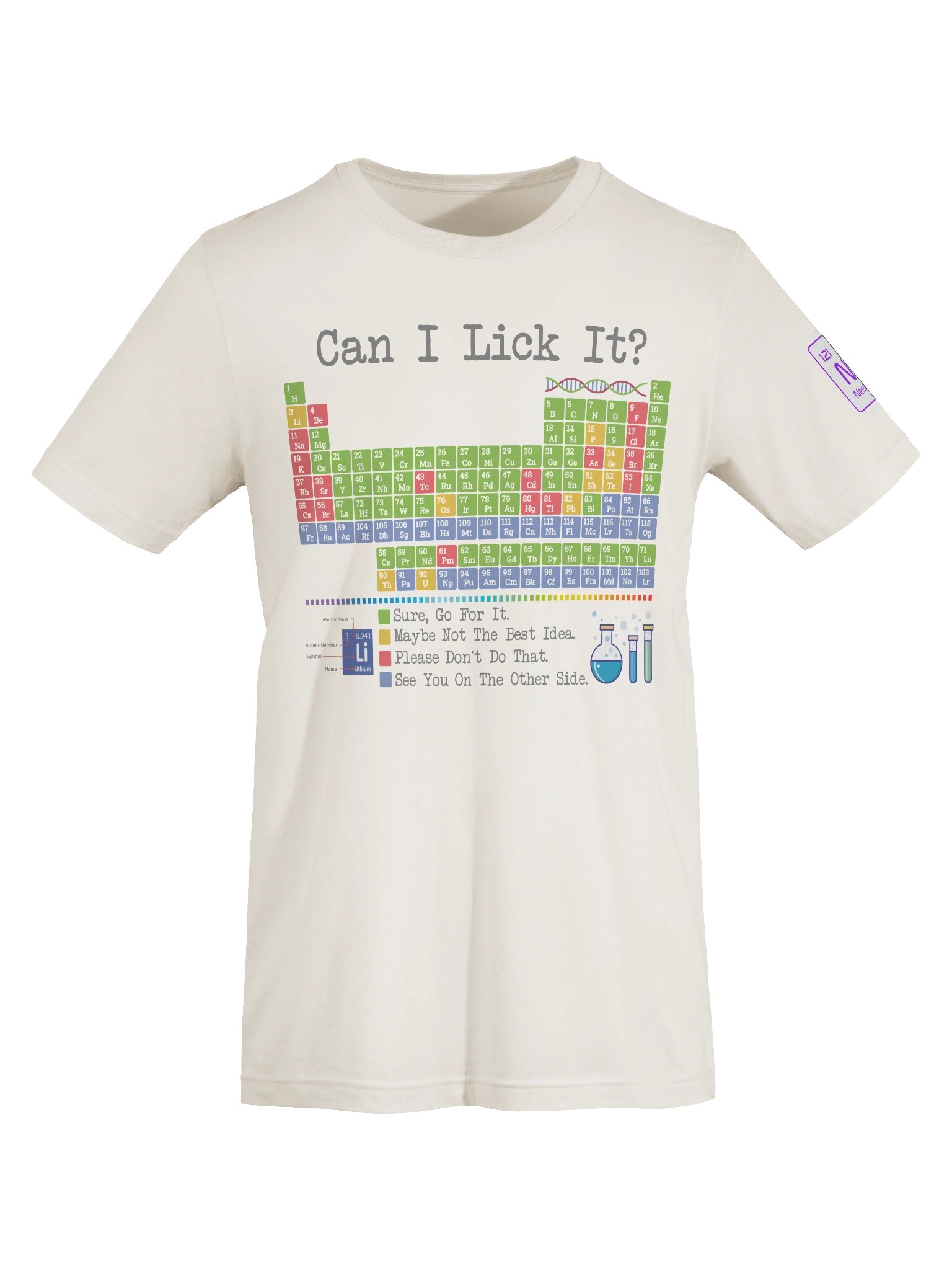 Can I Lick It? Ladies Tee - Gray Text product image (56)