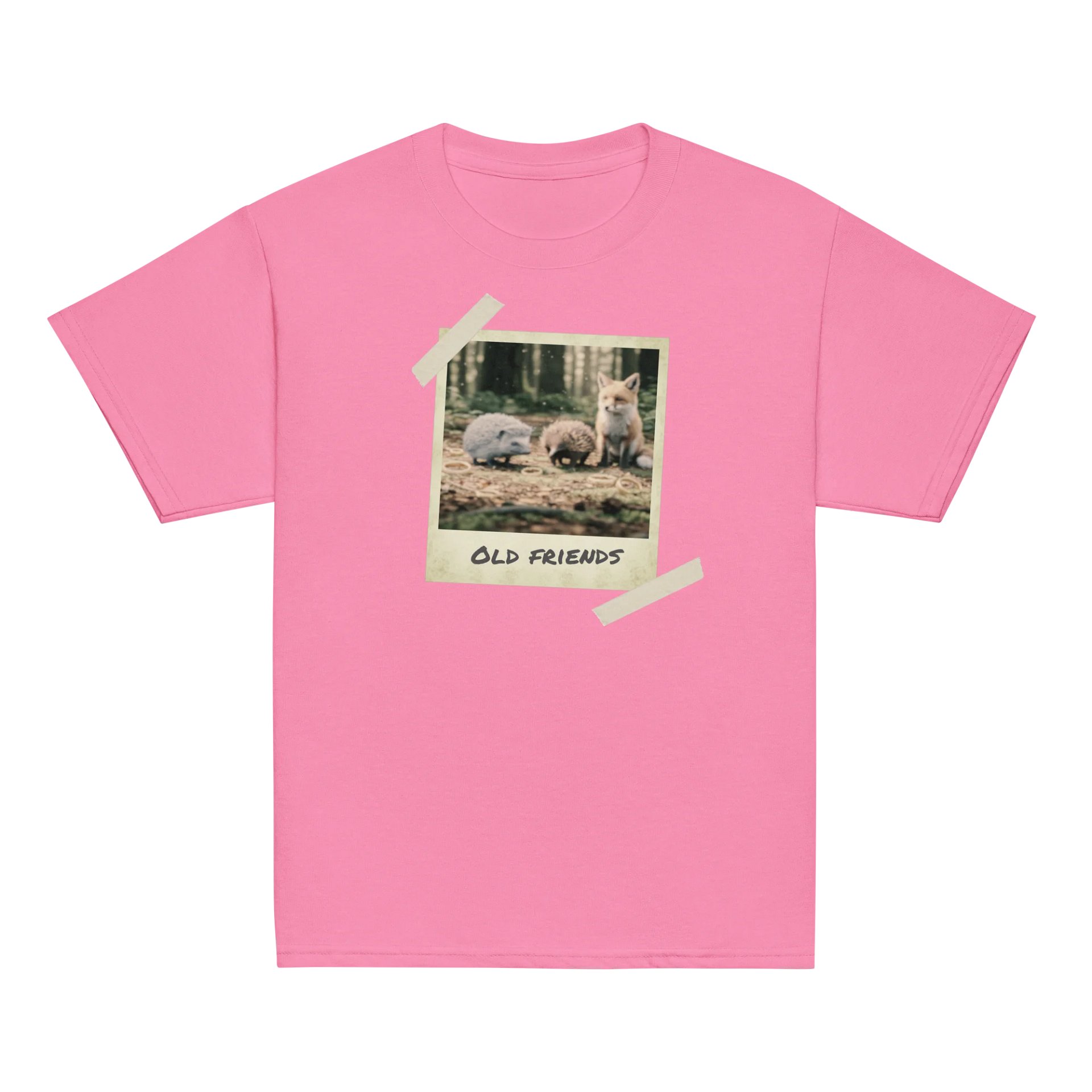 Old Friends - Hedgehog, Echidna and Fox, Polaroid Photo Shirt product image (23)
