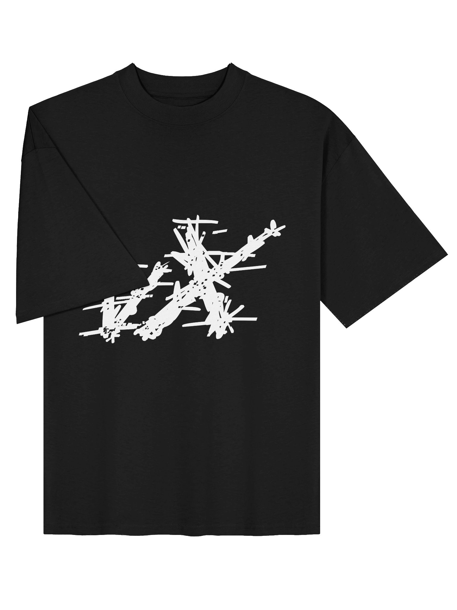 Abstract "VX" Oversized Tee product image (5)