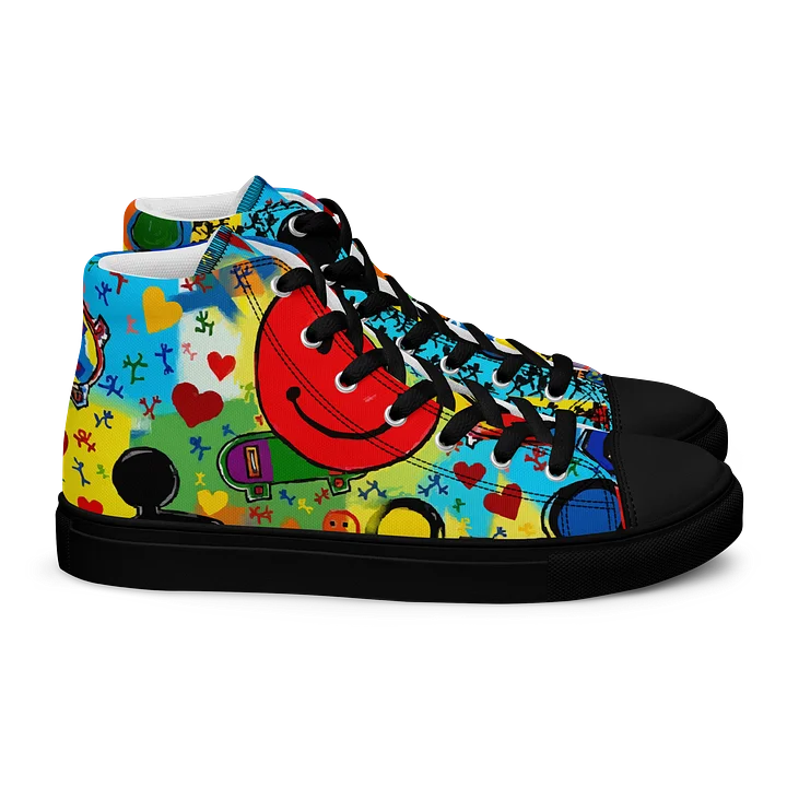 Tank the Skaterboy // Mens Graffiti High Tops product image (2)