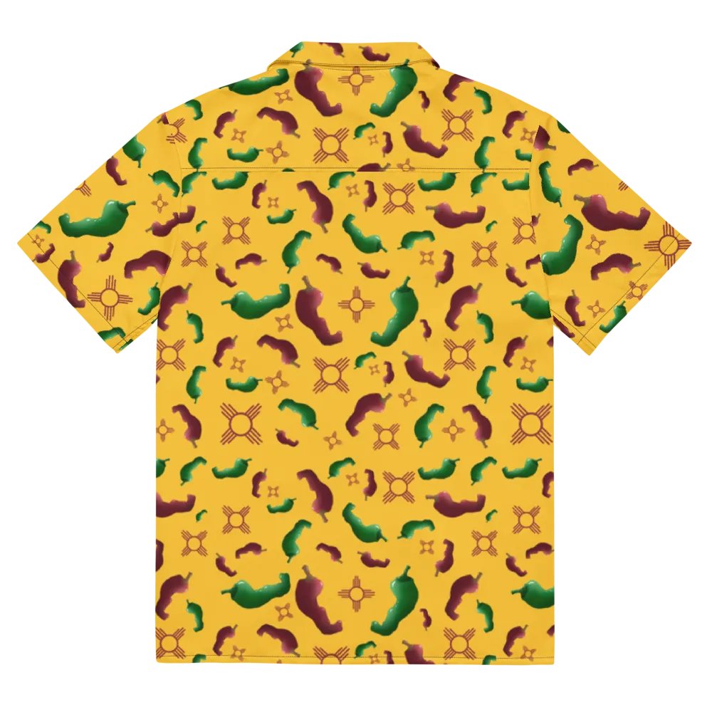 New Mexico Red & Green chile Zia Hawaiian Shirt product image (9)
