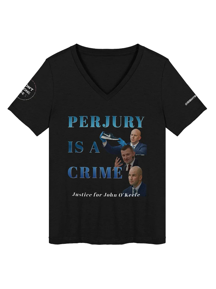 Perjury Is... The Cops IDBH Woman's V-Neck T-Shirt product image (1)