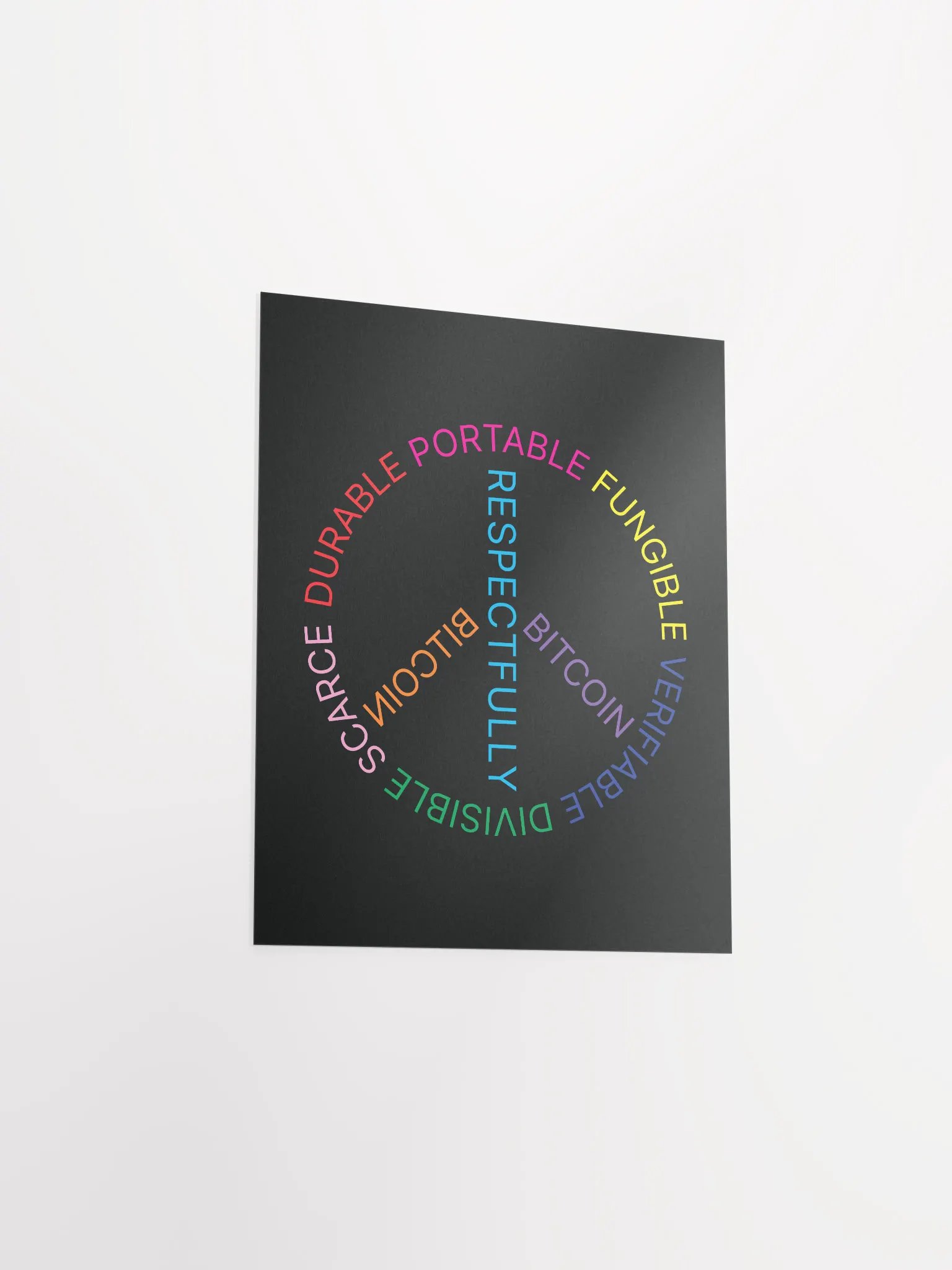 Bitcoin Peace Poster product image (3)