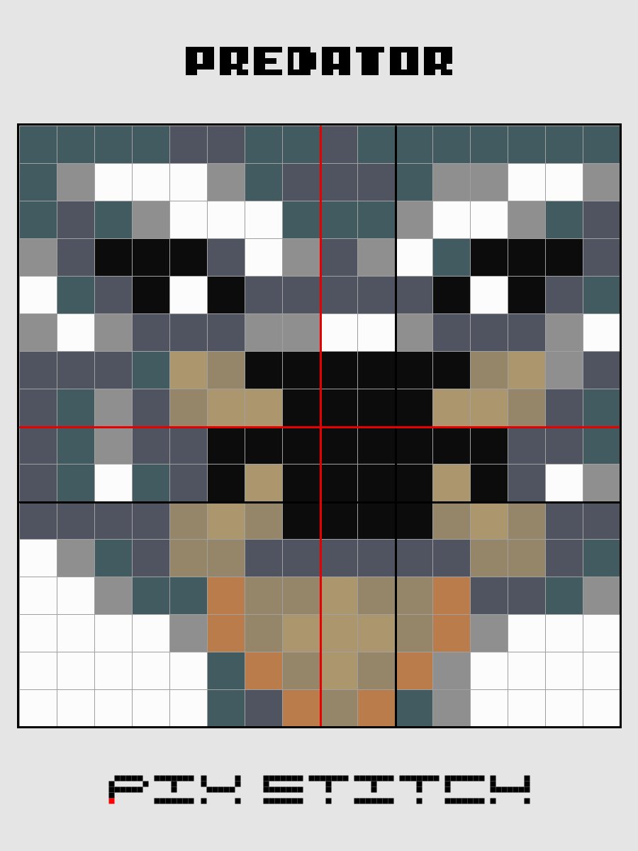 Predator Pixel Art product image (2)