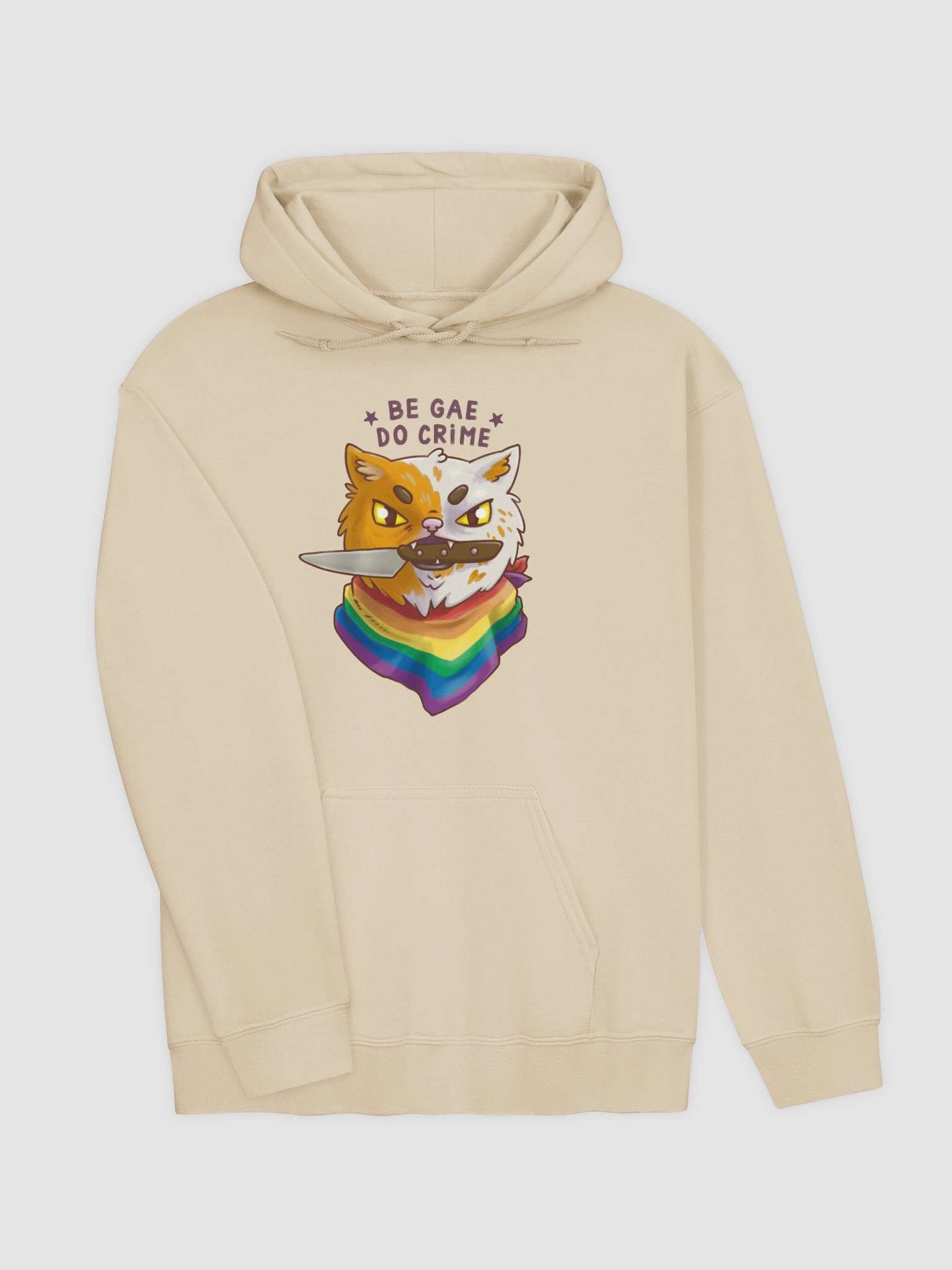 hoodie : be gae do crime product image (2)