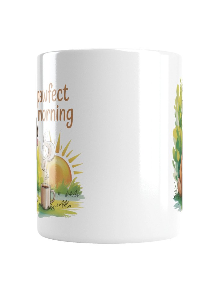 Pawfect Morning Dog Coffee Mug – Cozy Nature Design product image (5)