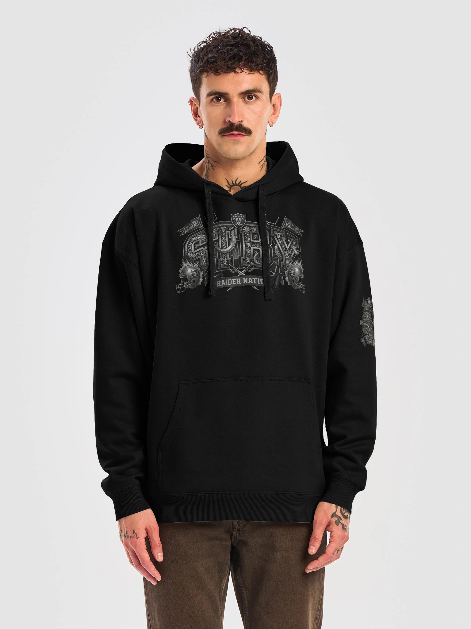 Silver Raider Nation Hoodie product image (13)