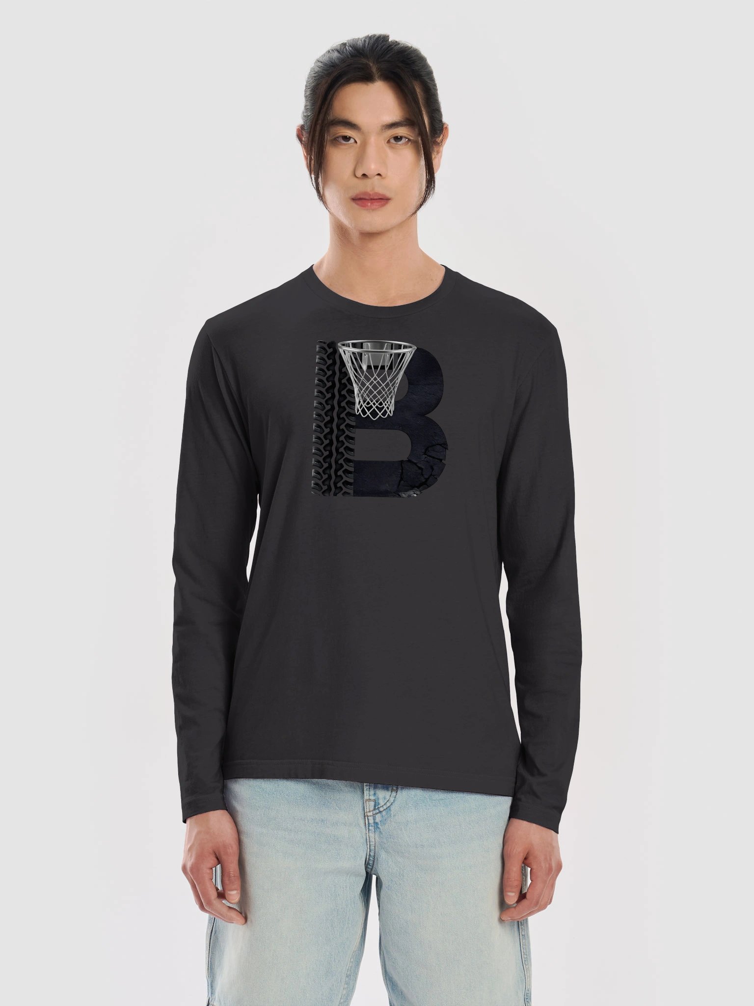 Blacktop Brand Basketball Long Sleeve Tee product image (5)