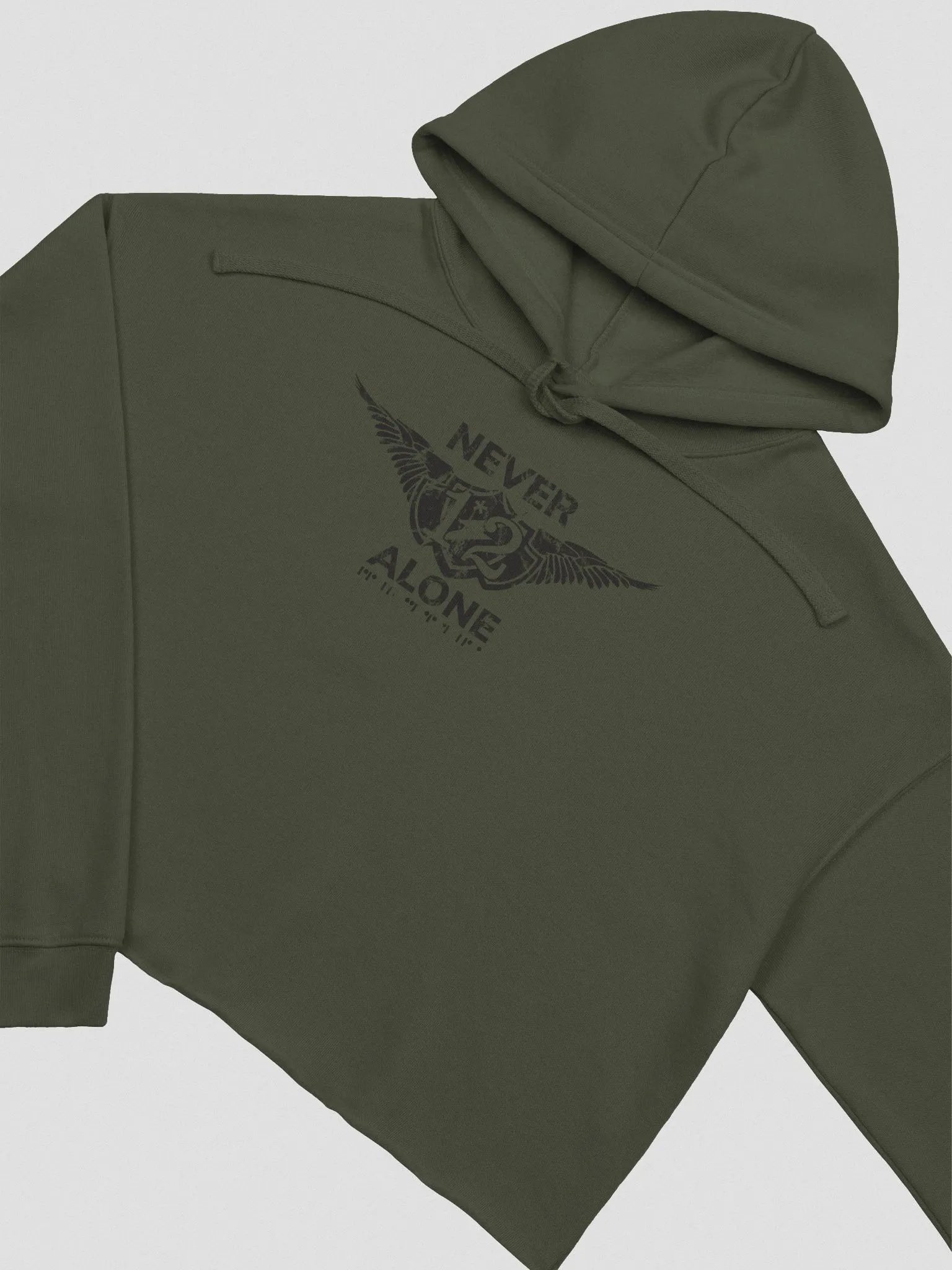 12 Seconds (DL) Crop Hoodie (S-2XL) product image (7)