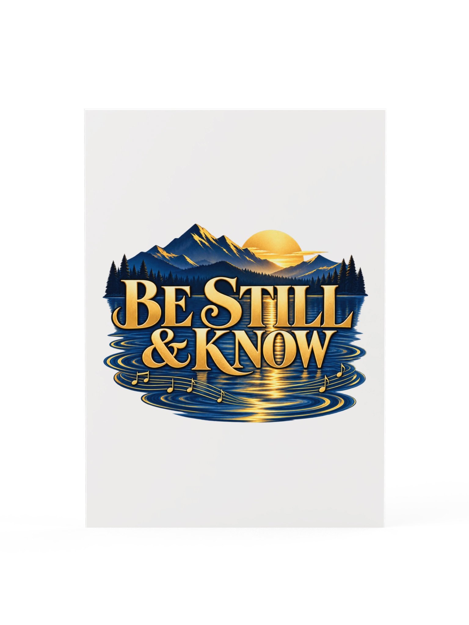 Be Still & Know Matte Poster product image (1)