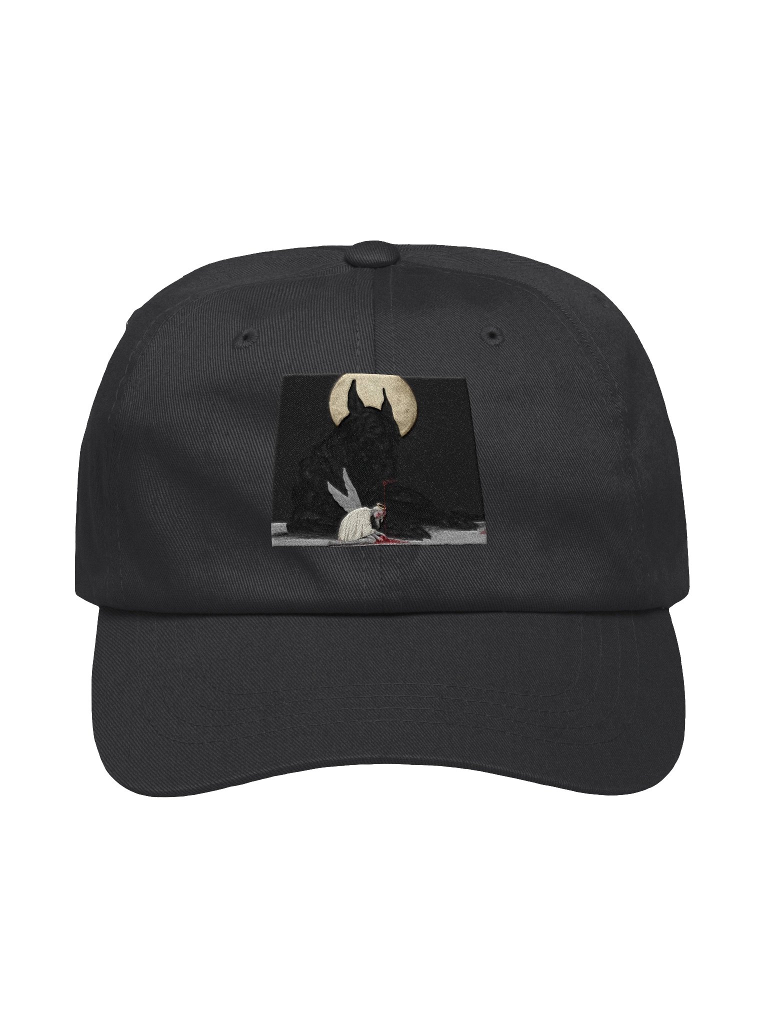 HEY MOON EMBROIDERED DAD HAT product image (1)