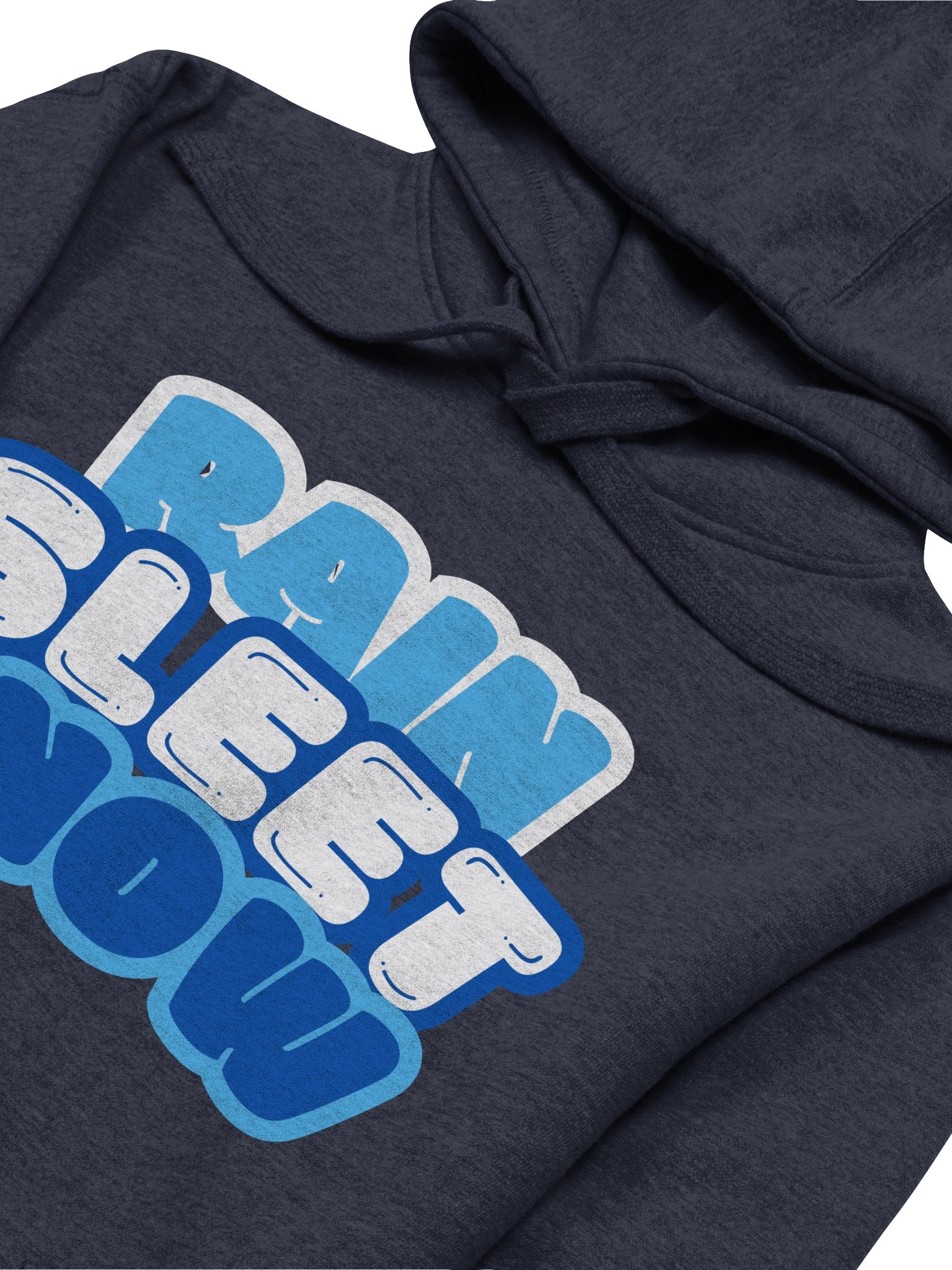 Rain Sleet Snow Unisex Hoodie (Heather NAVY) product image (3)