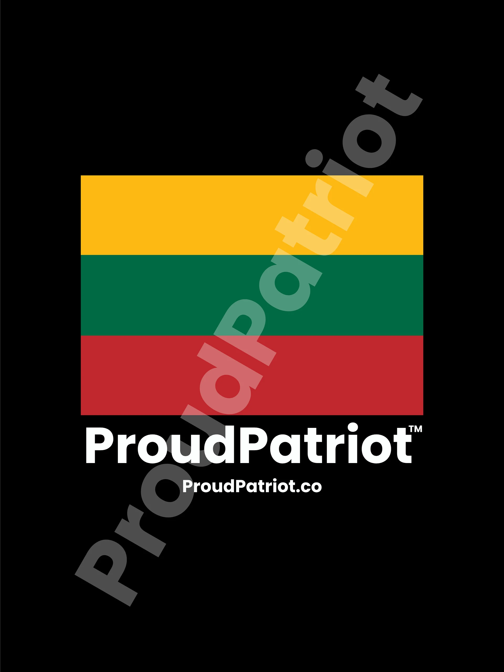 Lithuania Proud Screensaver Dark Mode product image (1)