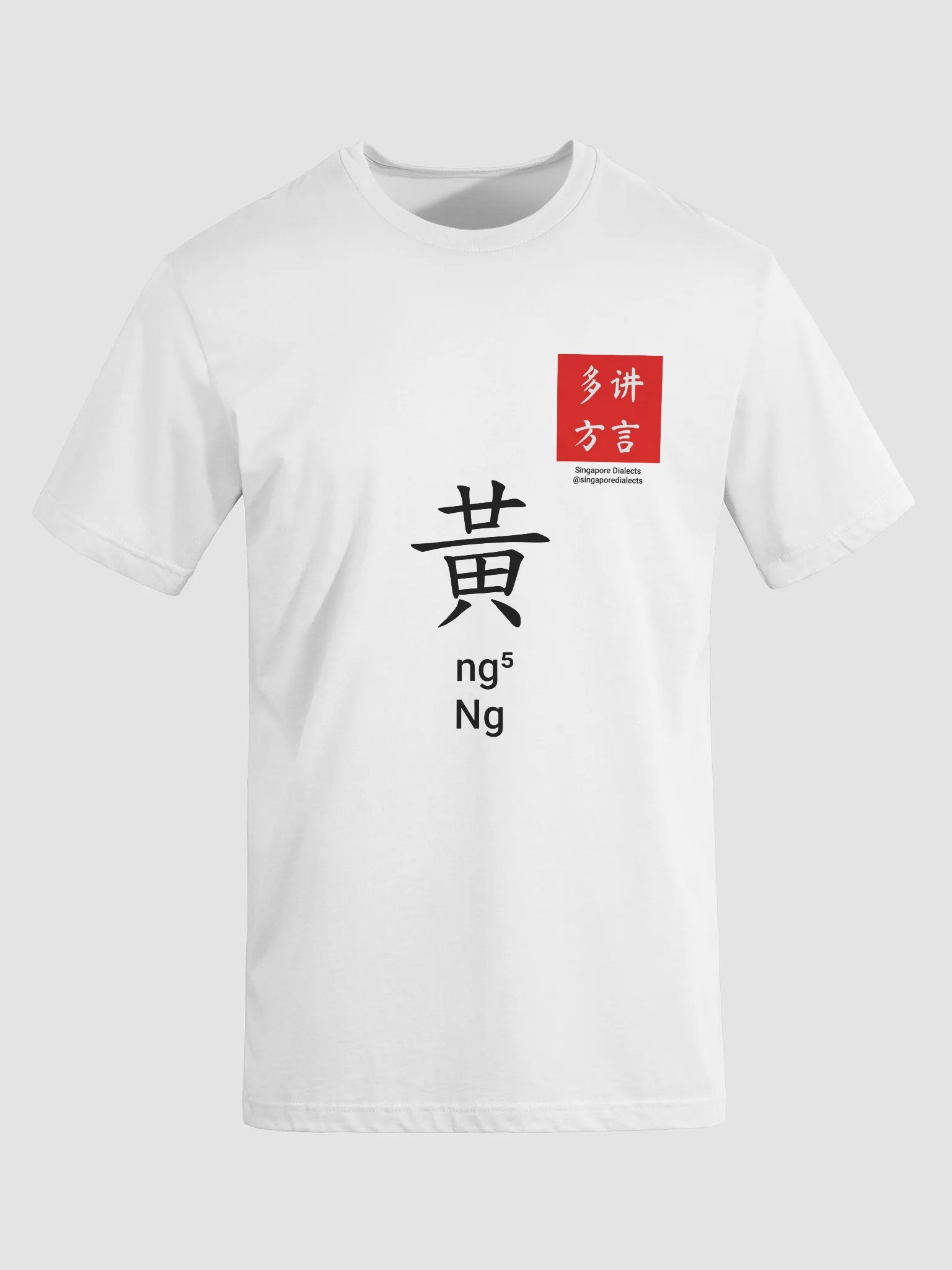 黄 Ng (Teochew) Surname T-Shirt (Light) product image (8)