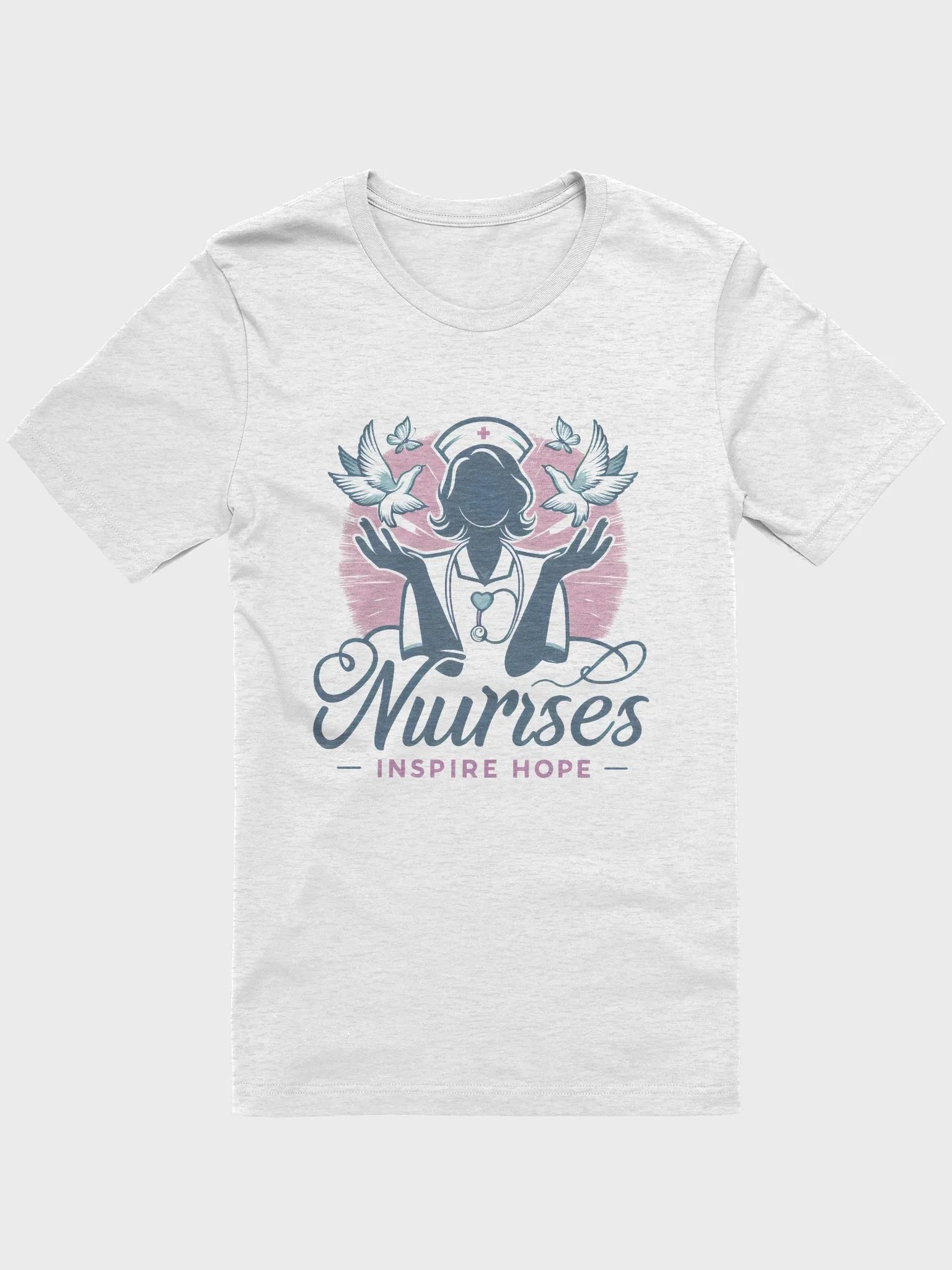 Hopeful Nurse Halo T-Shirt product image (9)