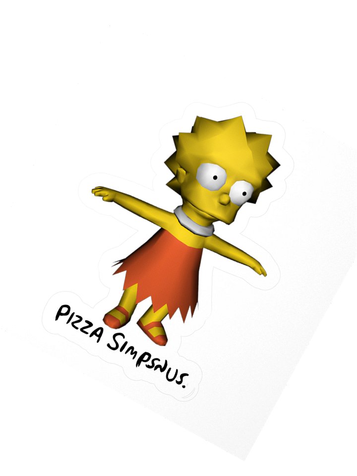 Pizza Simpsnus Sticker product image (5)