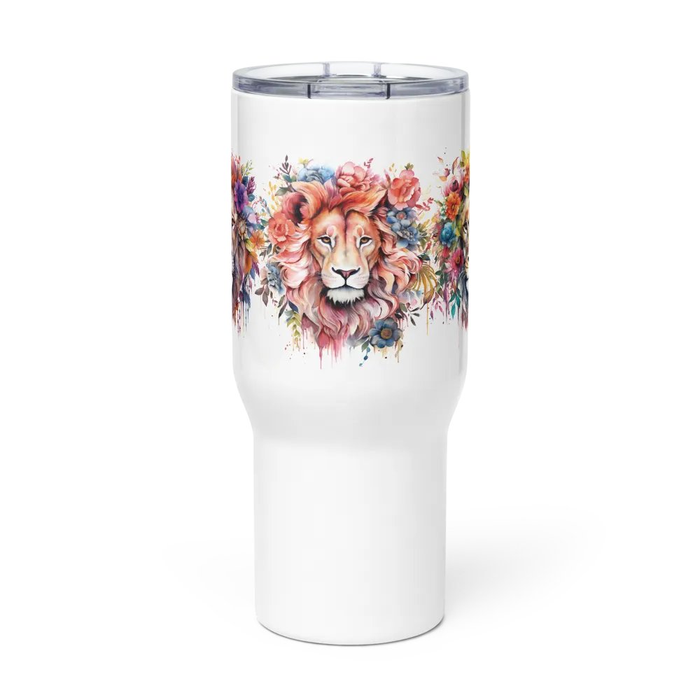 Lion Floral Travel Mug product image (2)