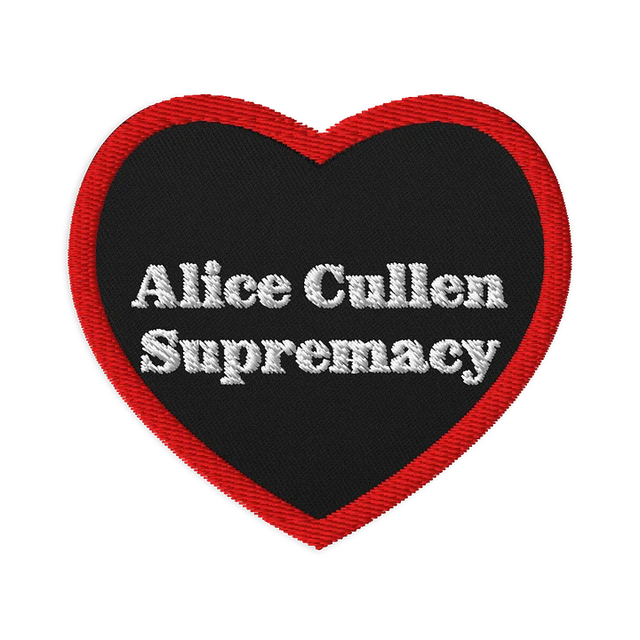 "Alice Cullen Supremacy" Embroidered Patch product image (1)