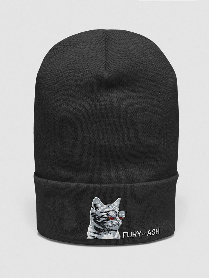 FuryofAsh winter beanie cat with glasses product image (2)
