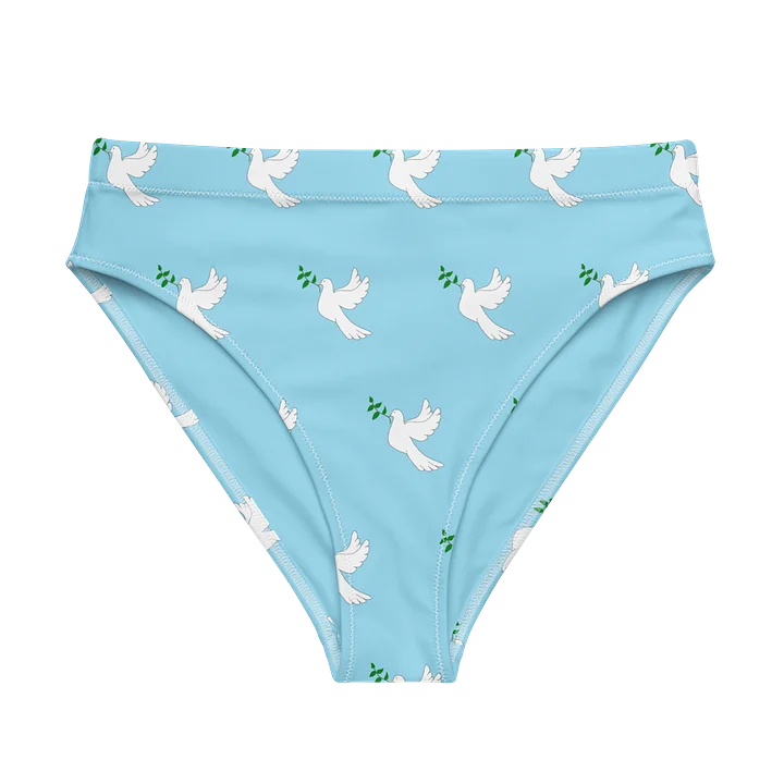 Peace Dove High-Waisted Bikini Bottom product image (1)