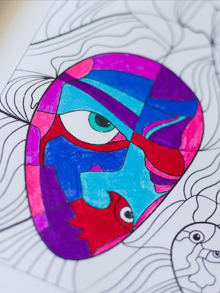 Fragmented Souls Colouring Book product image (2)