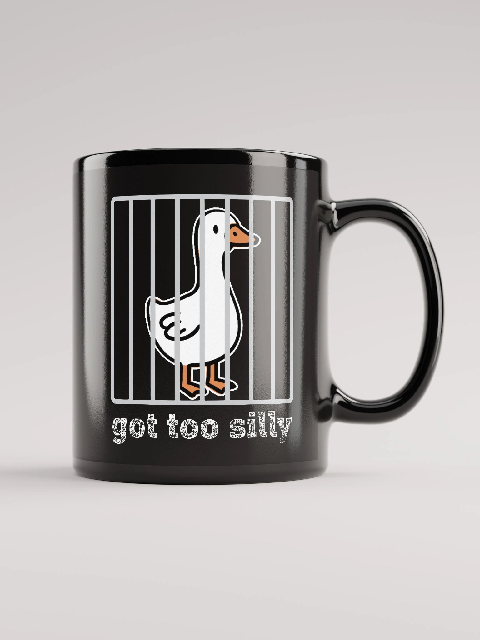 Got Too Silly Goose Classic Black Coffee Mug 1B1 product image (5)
