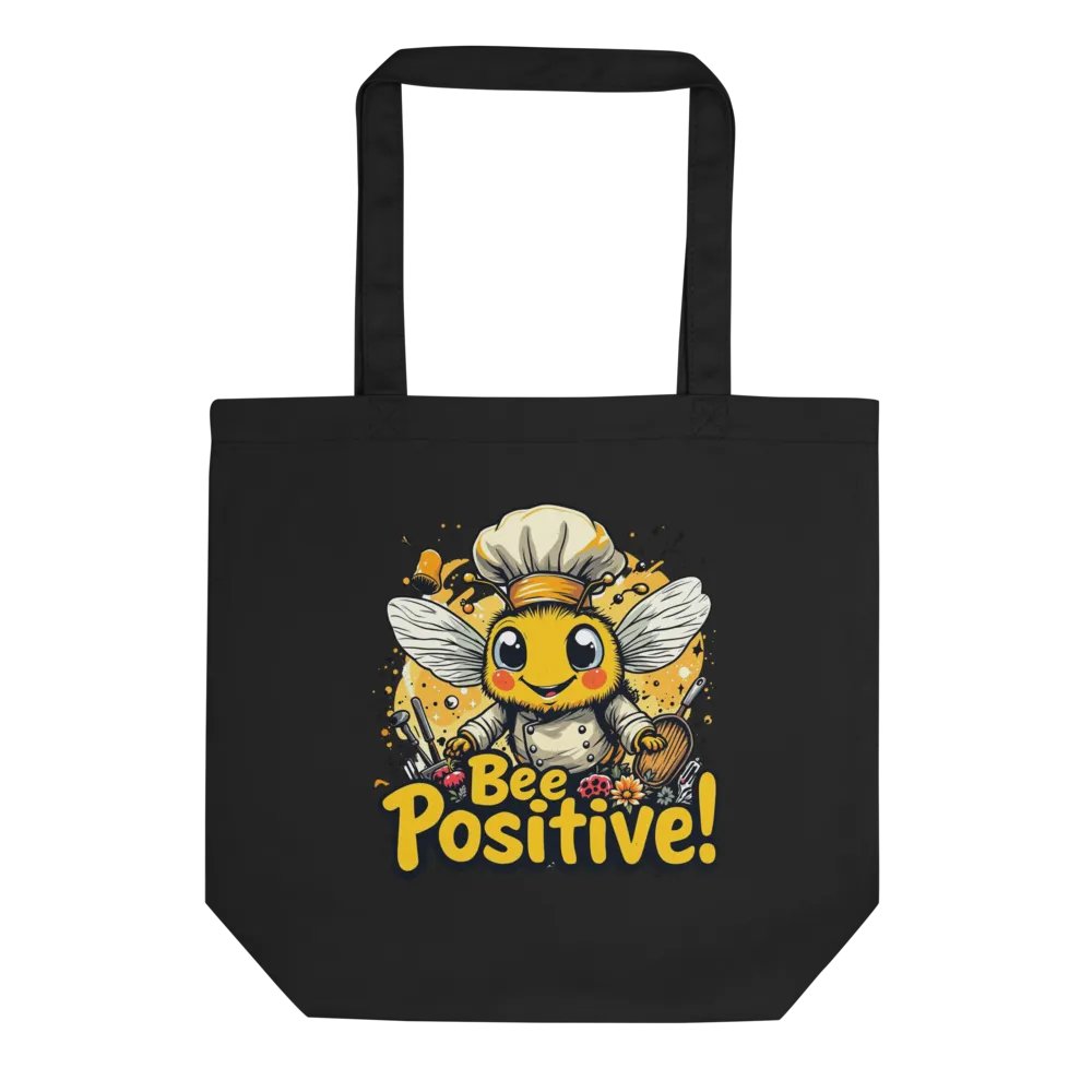 Bee Positive! Eco-Friendly Tote Bag product image (1)