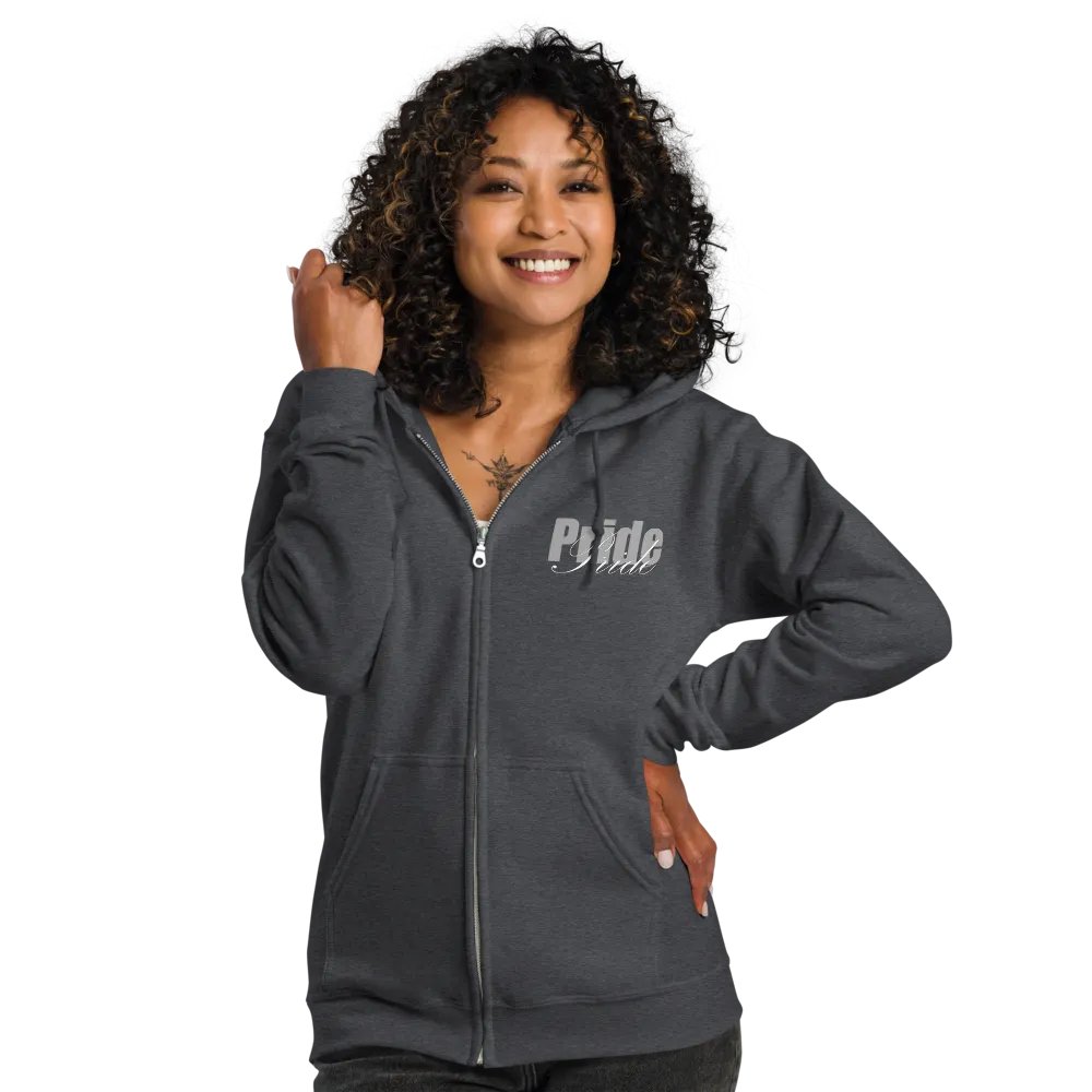 Crystal Pride Heart Zip-Up Hoodie product image (4)