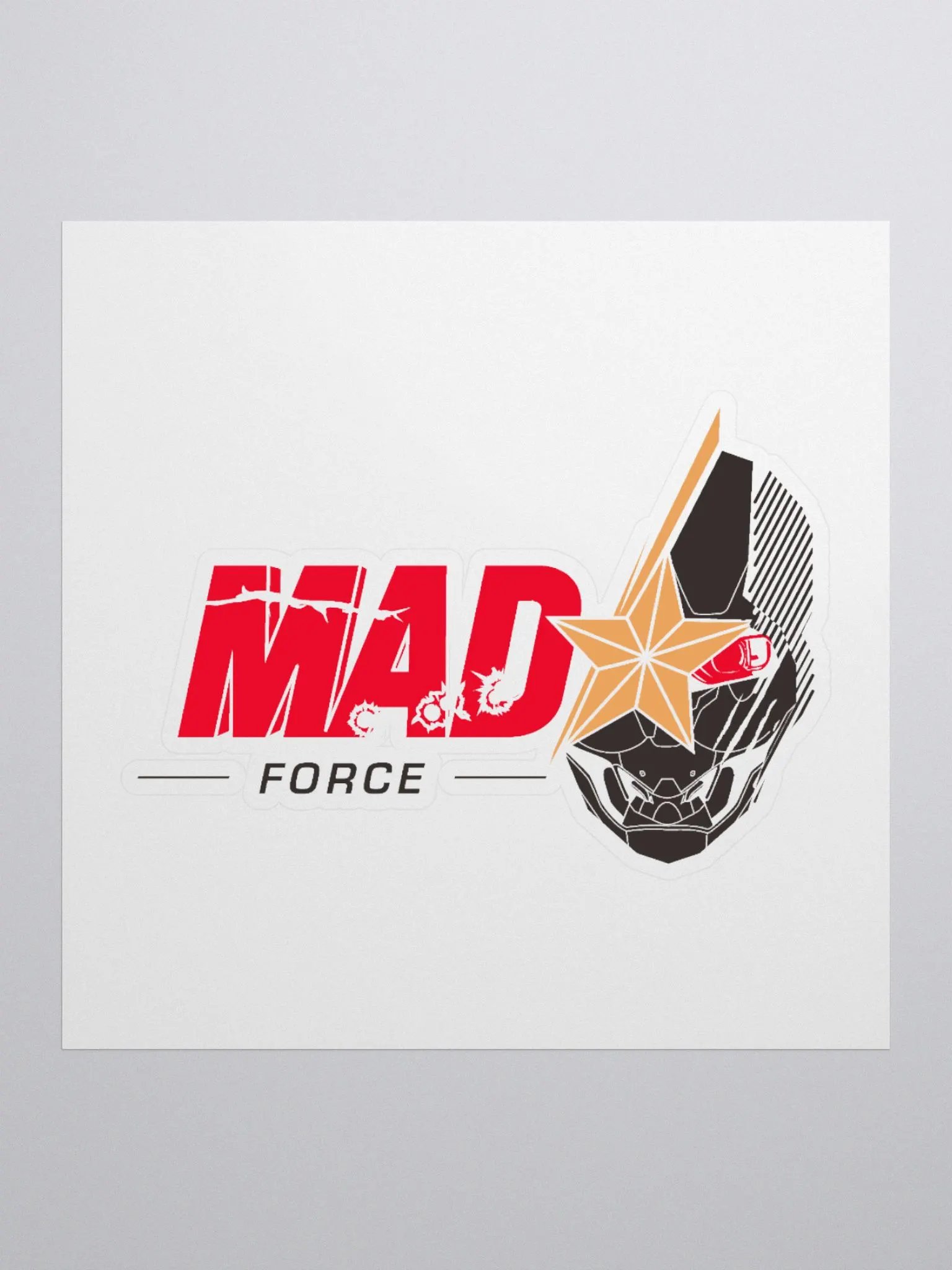 MAD FORCE STICKER product image (1)