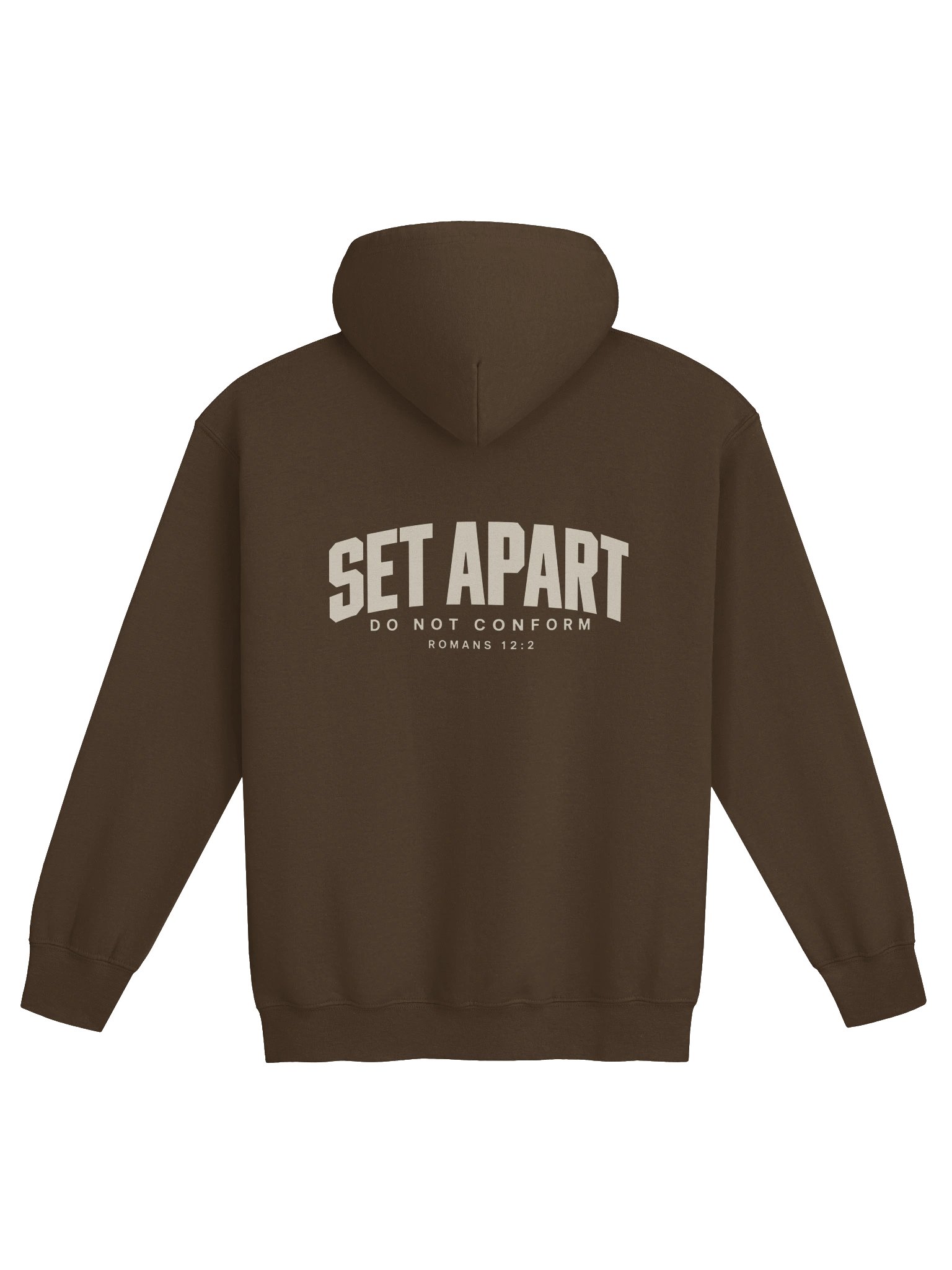 Set Apart Romans 12:2 Christian Zip Unisex Hoodie – Front & Back Faith Design product image (11)