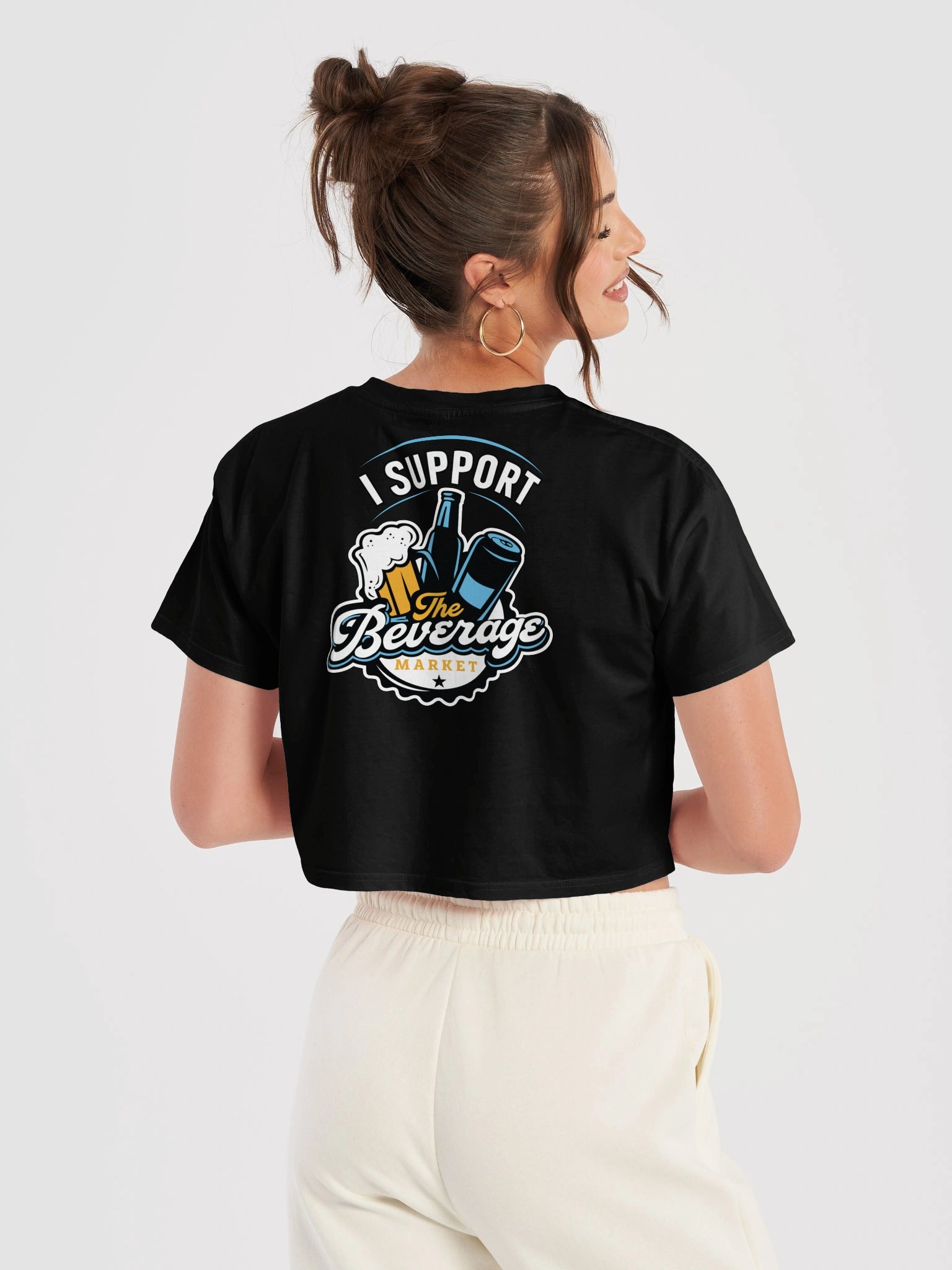 Double Sided Crop Top - Blue Accents product image (51)