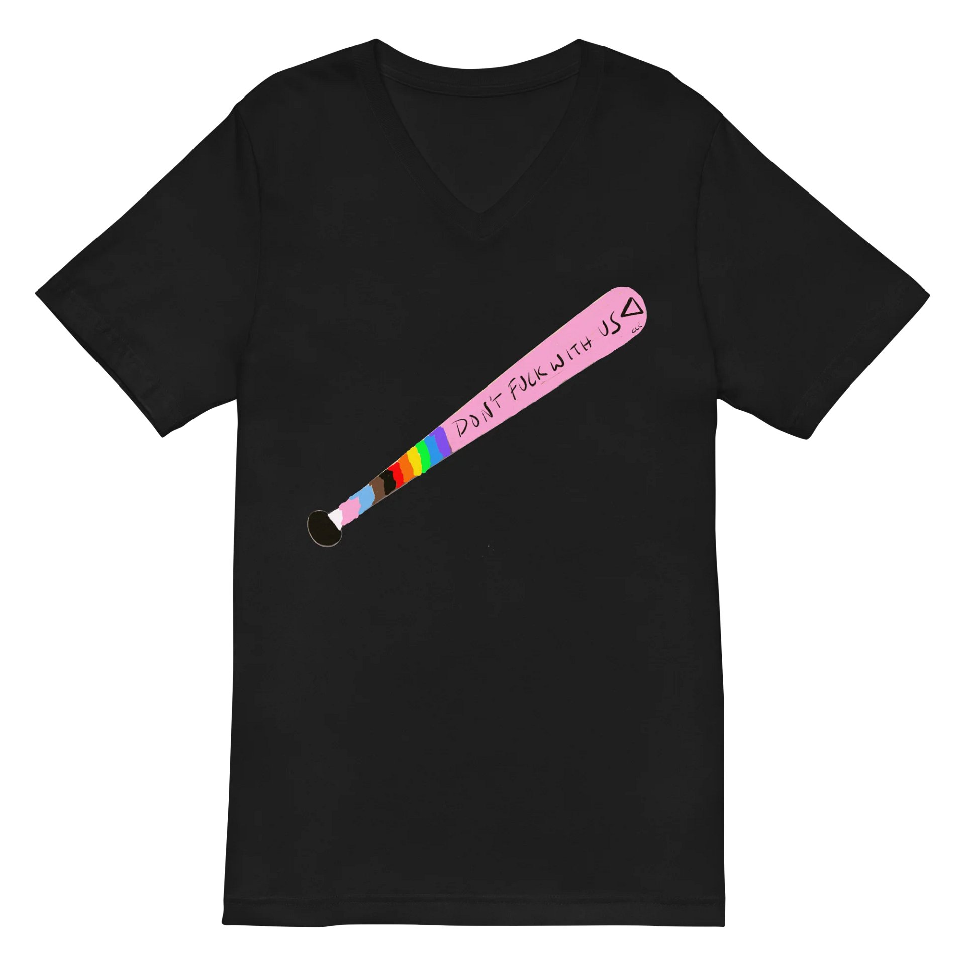 Don't F*ck With Us V-Neck Tee product image (2)