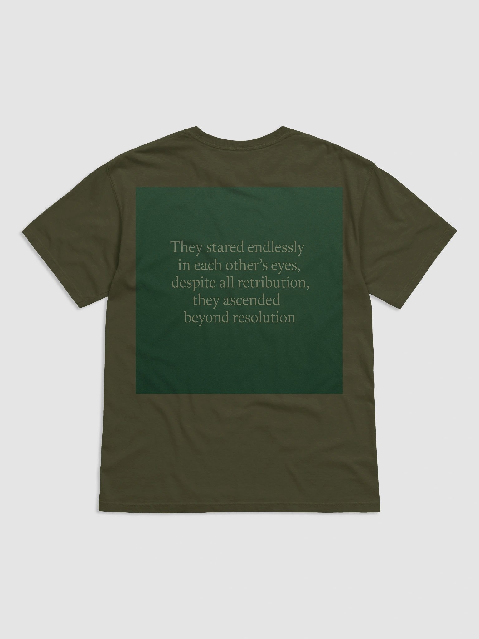 Altarae “Beyond Resolution” Lyric Tee – Forest Fade Series (3 Colors) product image (4)