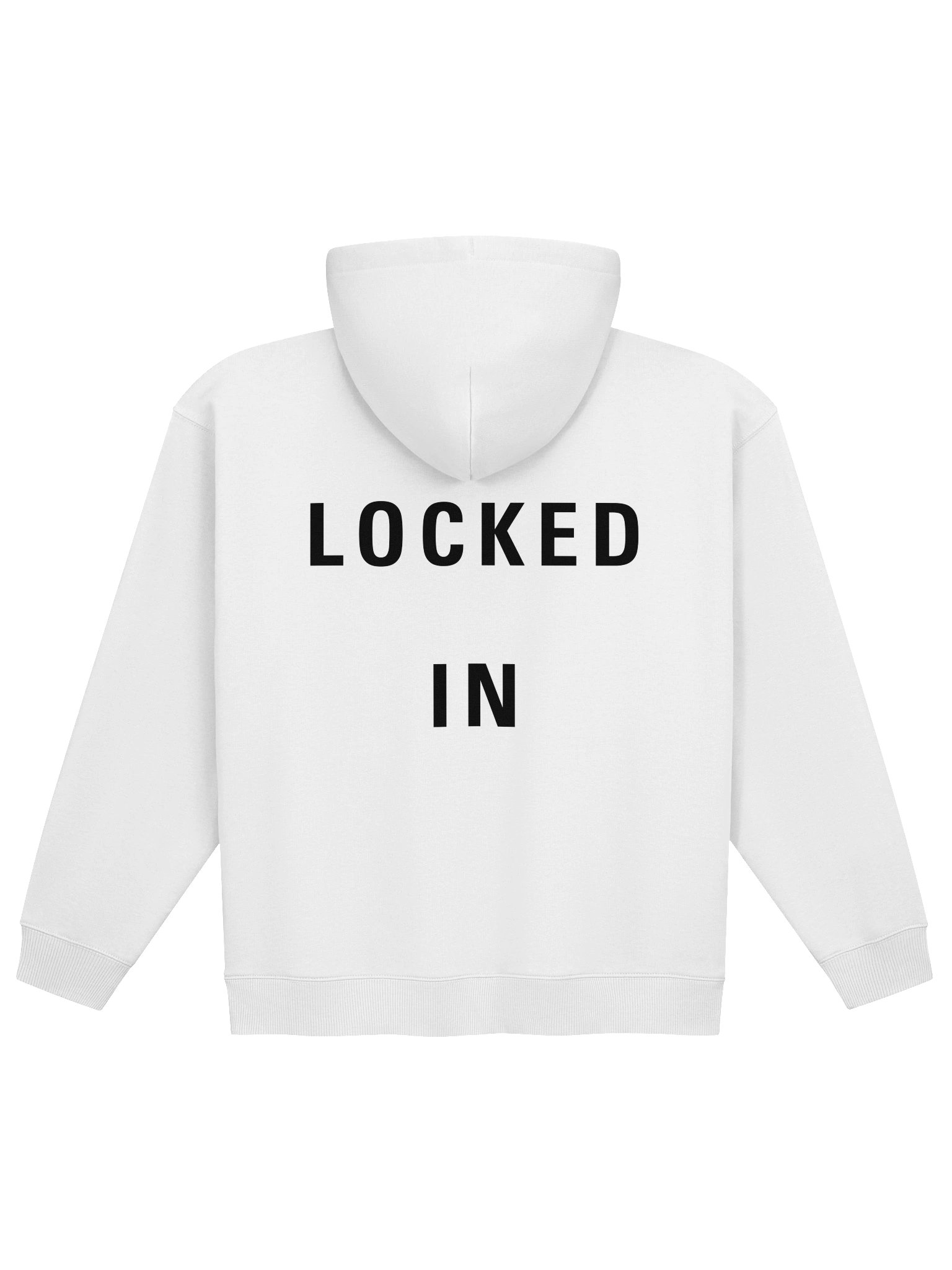 Locked In Hoodie - White / Heather Grey product image (1)
