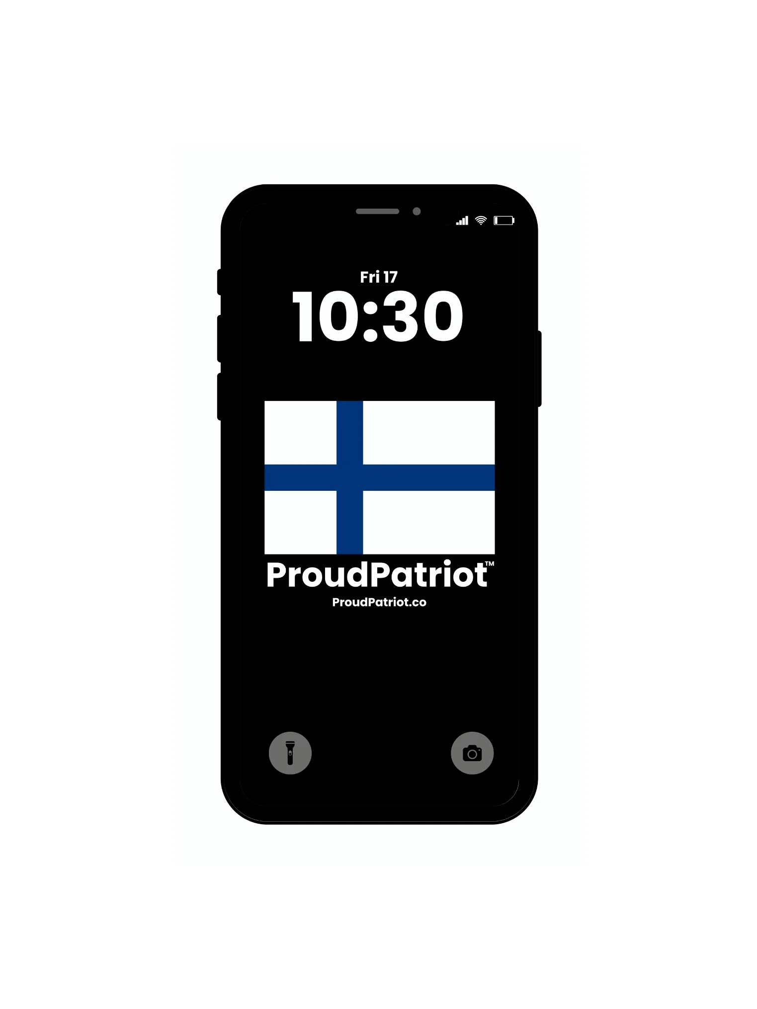Finland Proud Screensaver Dark Mode product image (1)