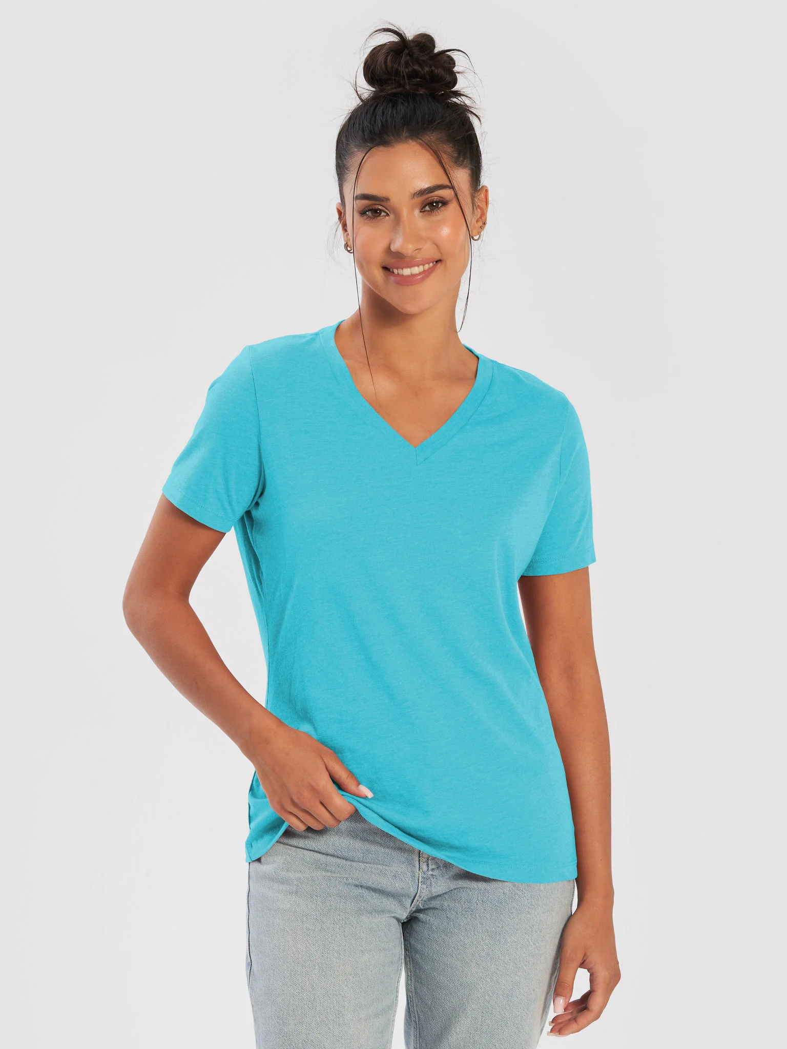 Home Group Homie Womans V-Neck Tee product image (11)