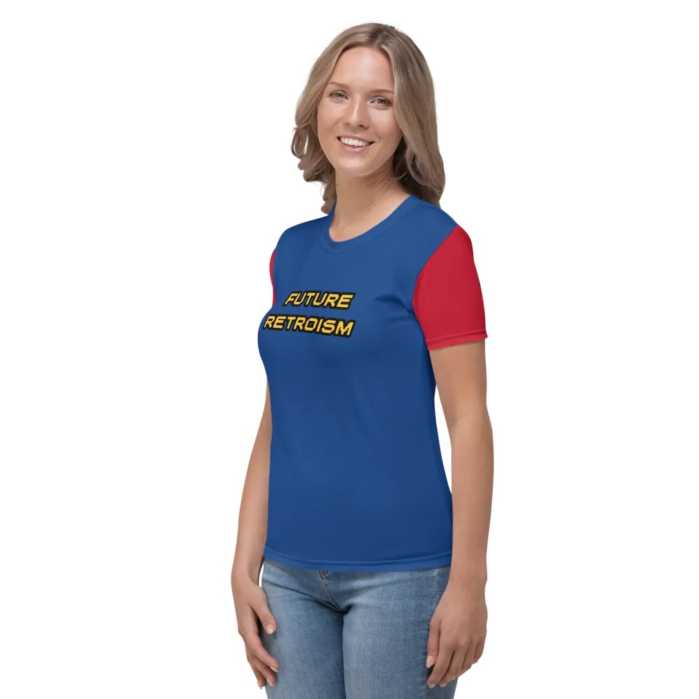 FR AOP Women's Crew Neck T-Shirt product image (4)