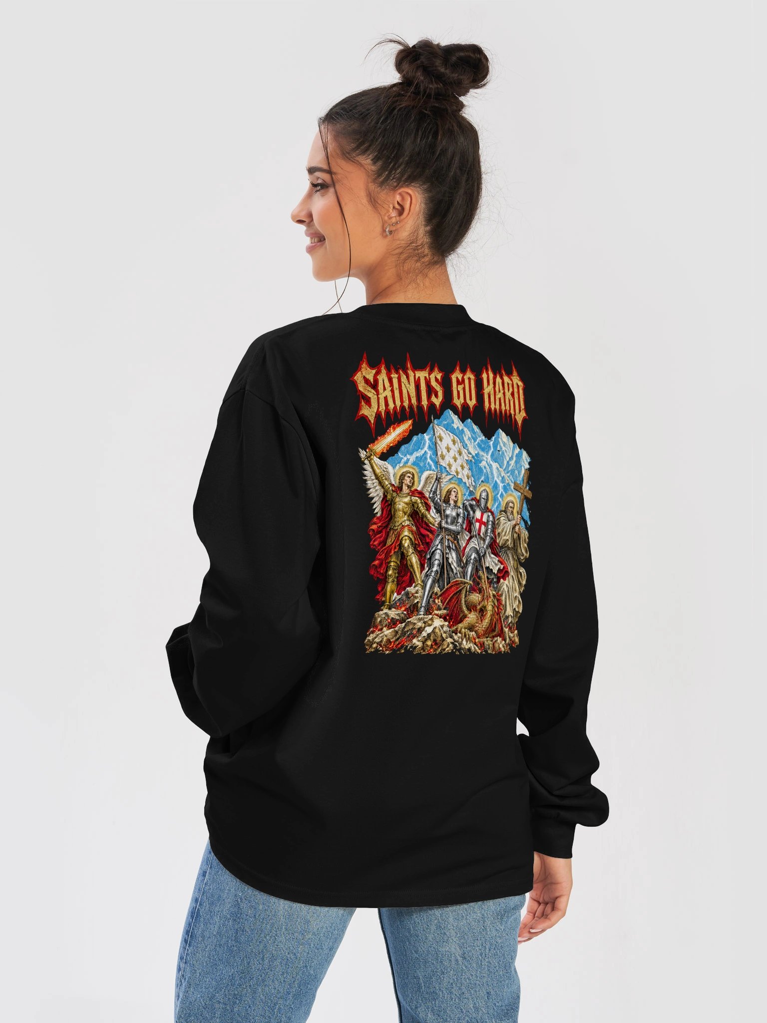 Saints Go Hard Pump Cover product image (8)