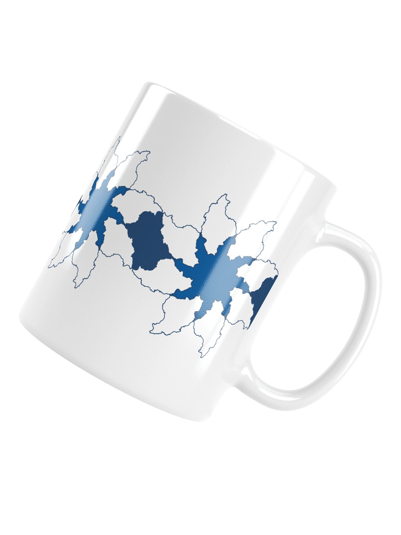 Where Iran Blooms Mug — Blue & White product image (6)
