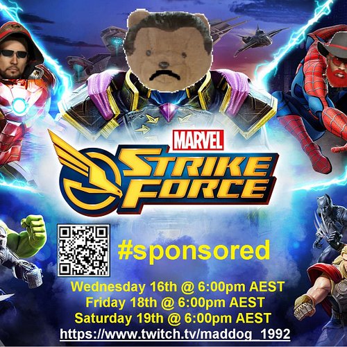 This Week's Streams Is #sponsored by @MarvelStrikeForce! Help support this stream by using my link to download the game on yo...