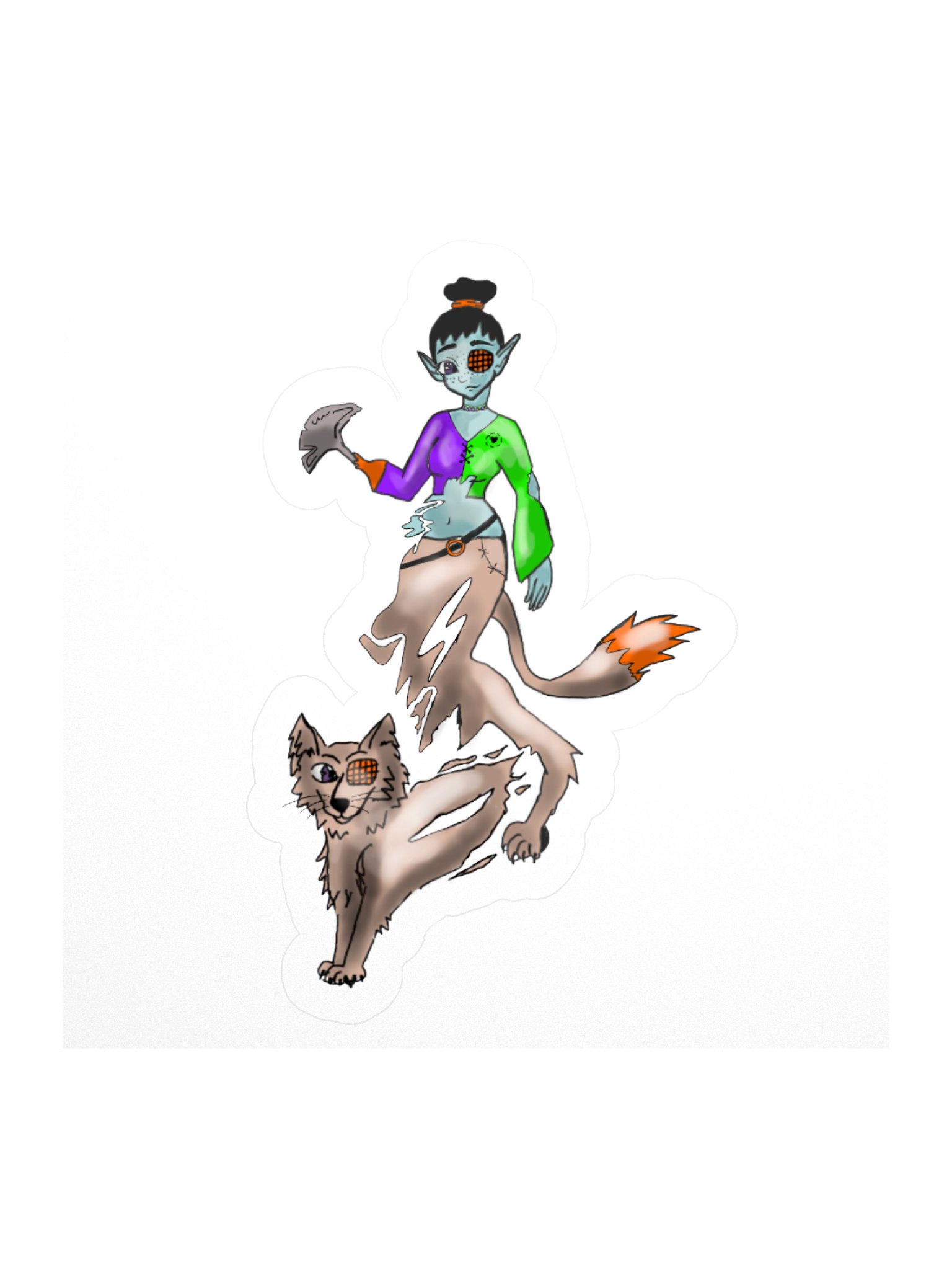 Tara Foxtail Sticker product image (2)