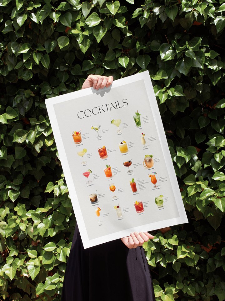 Classic Cocktails Poster product image (1)