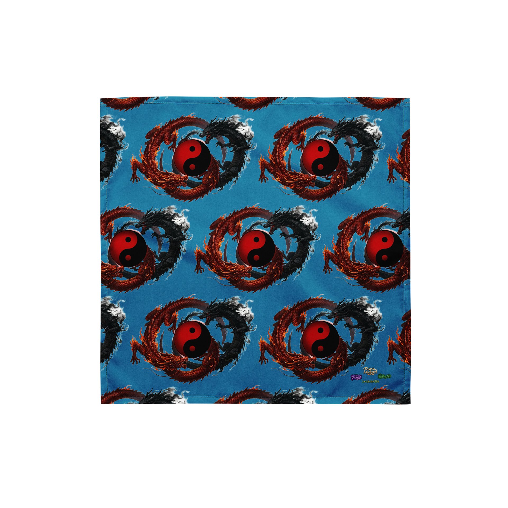 Yin-Yang Dragon All-Over Bandana product image (1)