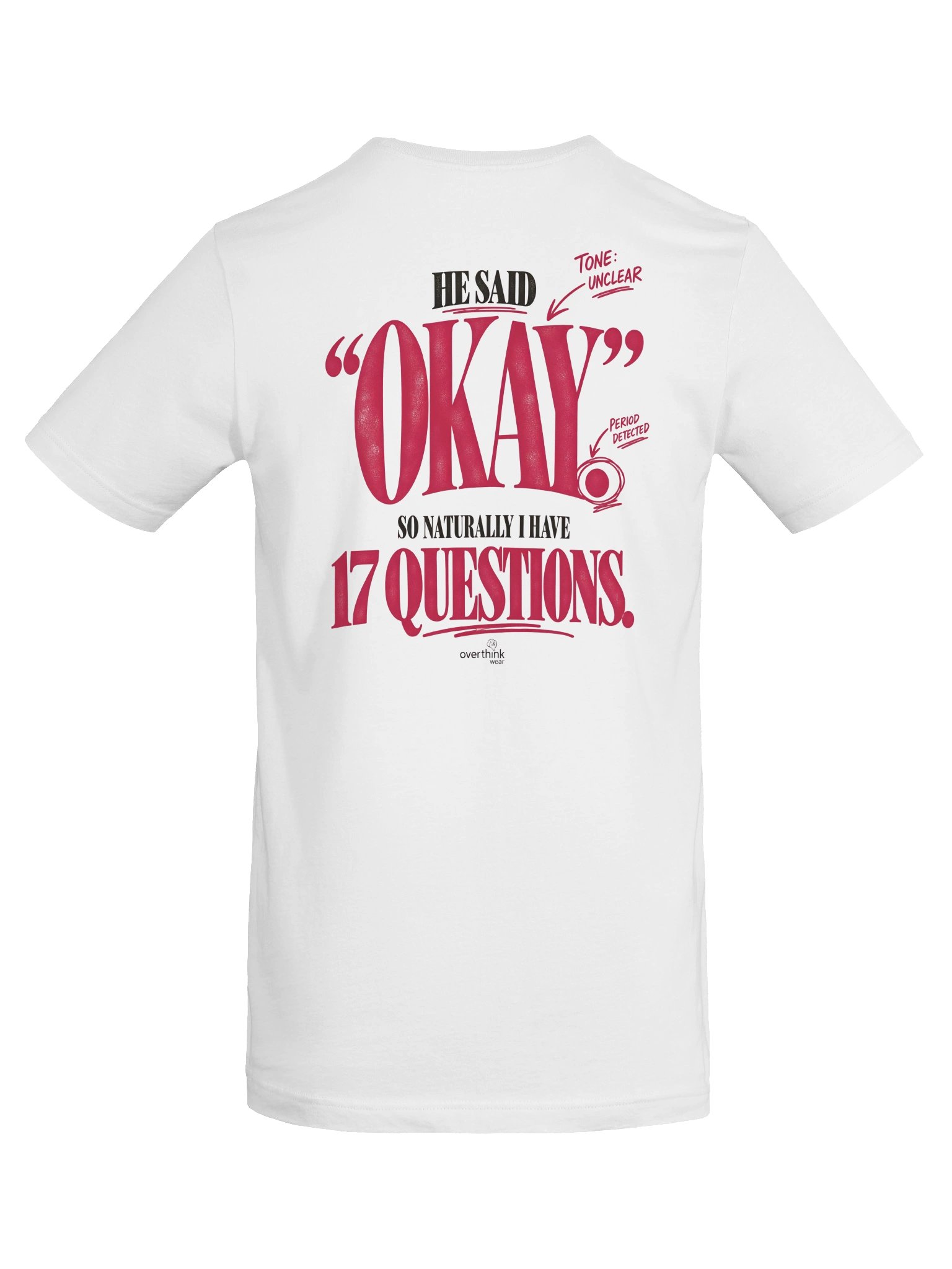 He Said “Okay.” So Naturally I Have 17 Questions T-Shirt product image (17)